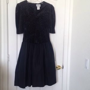 FINAL MARKDOWN Juniors' Jodi Michaels Black Glitter dress 11